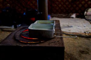 Darshai Trek - Inside the Yurt camp