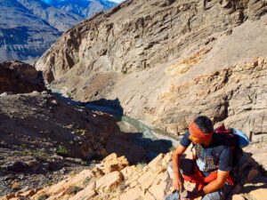 Trekking from Darshai to the Yurt camp