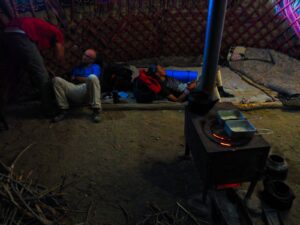 Darshai Trek - Inside the Yurt camp